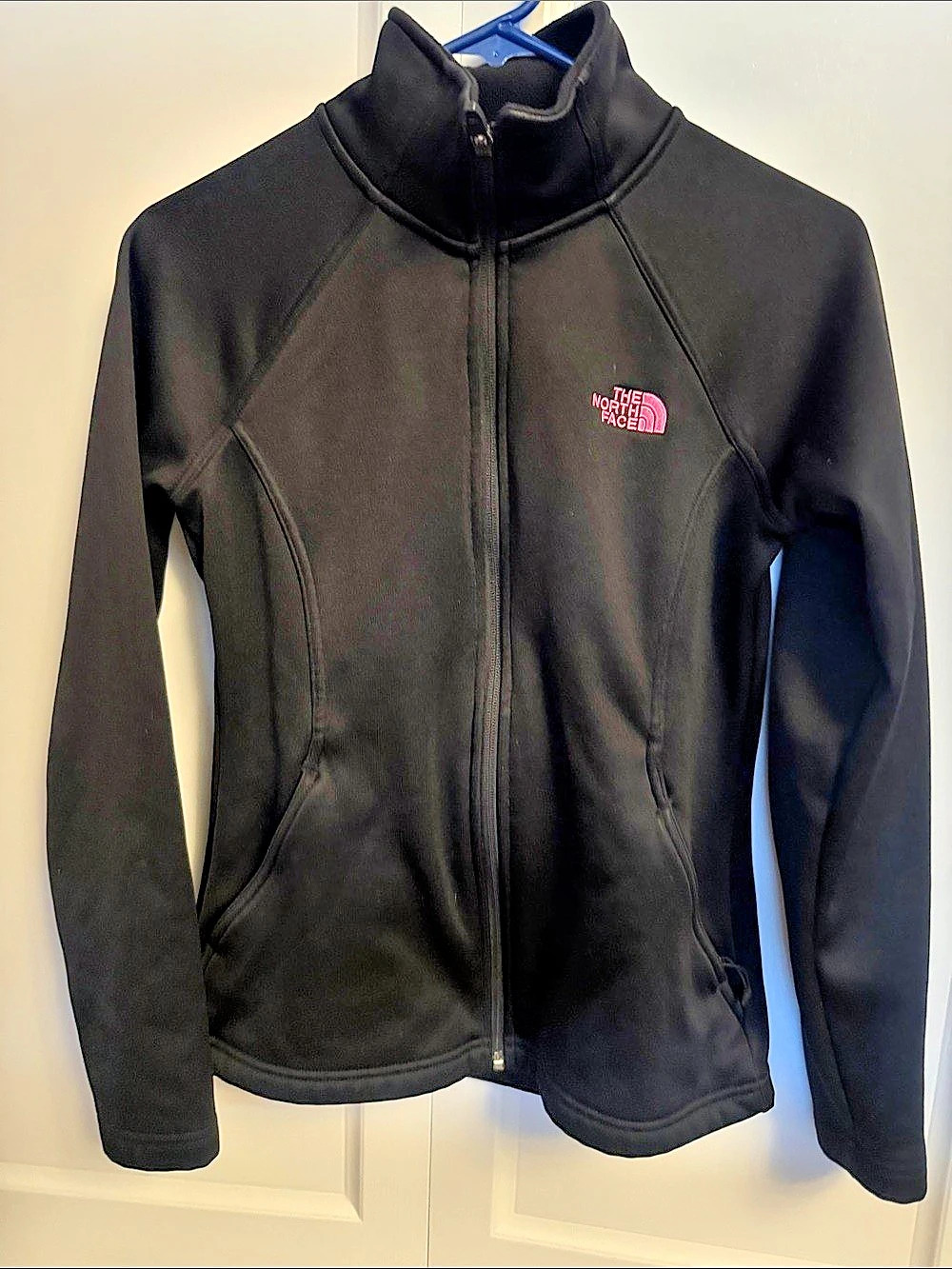 The North Face Pink Ribbon Tech Glacier Full-Zip Jacket Black XS